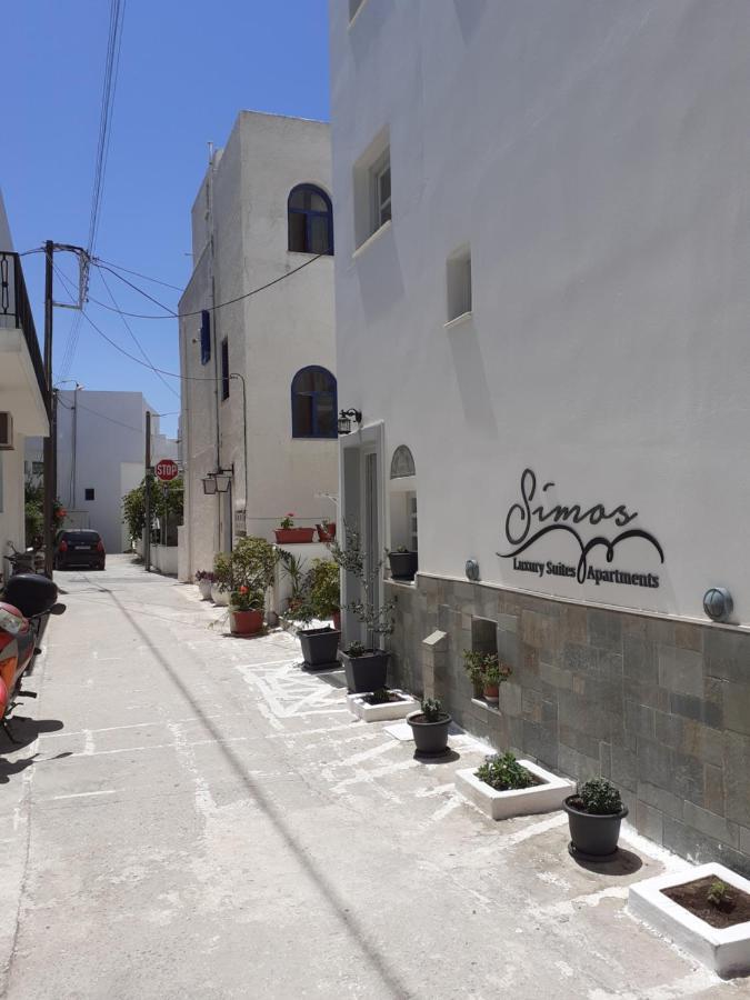 Simos Luxury Apartments Naxos City Exteriér fotografie
